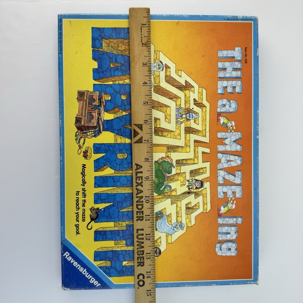 Vintage 1988 Ed.Ravensburger Labyrinth Board Game By Otto Maier Verlag Complete - Picture 15 of 16